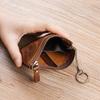 Retro Men's Short Wallet Zipper Pocket Purse Fashion Credit Card Case  Outdoor