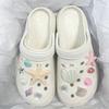 12Pcs Hawaiian Starfish Shoe Buckles Removable Shoe Accessories Diy Shoe Flower Women'S Beach Shoes Decorative Buckle Ornaments
