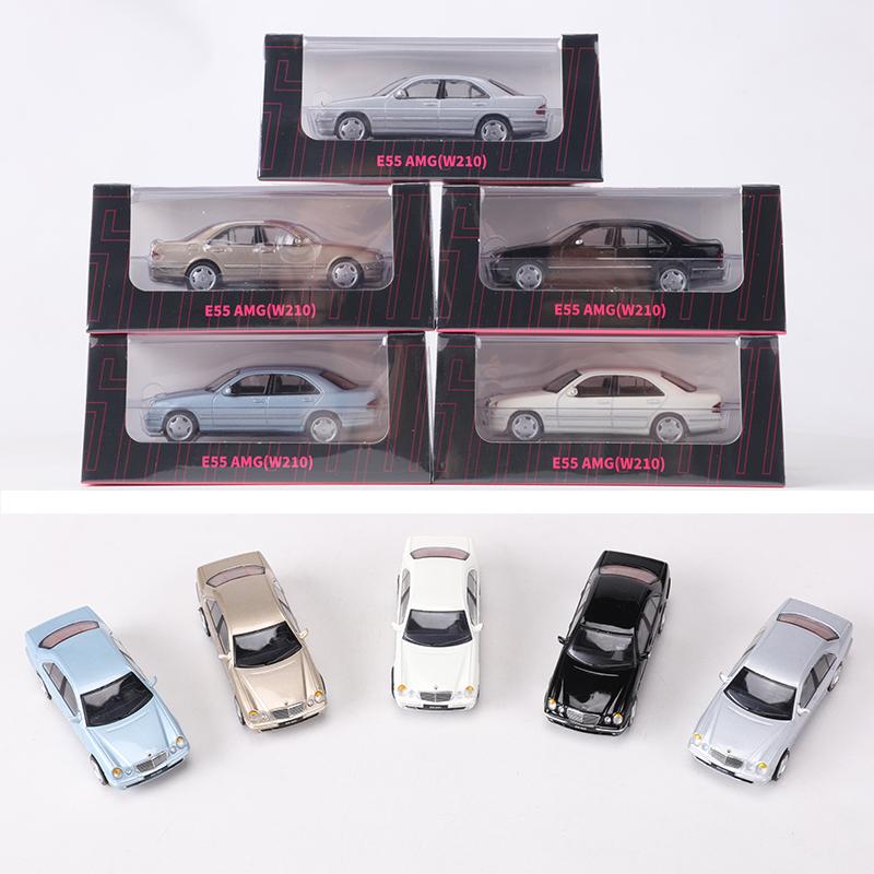 LNV2 1:64 Benz E55 AMG Alloy Car Diecasts & Toy Vehicles Car Model Miniature Scale Model Car For Children