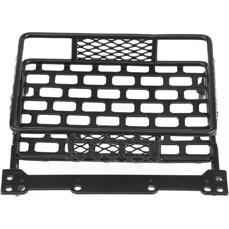 RC Car Roof Rack, Large/Medium/Small Steel Model Vehicle Luggage Tray Roof Rack for Tamiya CC01 / CR01 / D90 / SCX10 1/10 1/8 RC Crawler Car(12.00 *