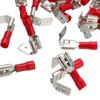 22-10AWG Female 6.3mm Male Piggyback Insulated Crimp Spade Wire Cable Connector Terminal