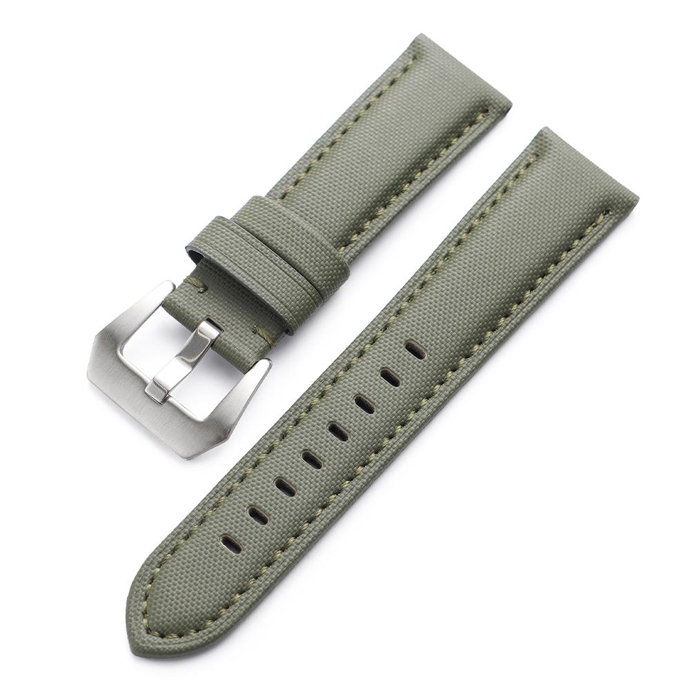 Waterproof Sailcloth Watch Band Premium Nylon Strap 20mm 22mm 24mm 26mm Durable Nylon Bracelet for Men Women Watch  Accessories