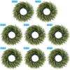 Norfolk Pine Wreath Christmas Pine Cone Wreath Hanging Ornament Fake Flower Garland for Wedding Arch Party Wall Garden Ceremony