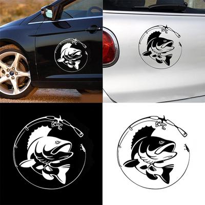 Rybářský prut Hobby Ryba Vinylová samolepka na auto Doplňky k dekoraci motocyklu