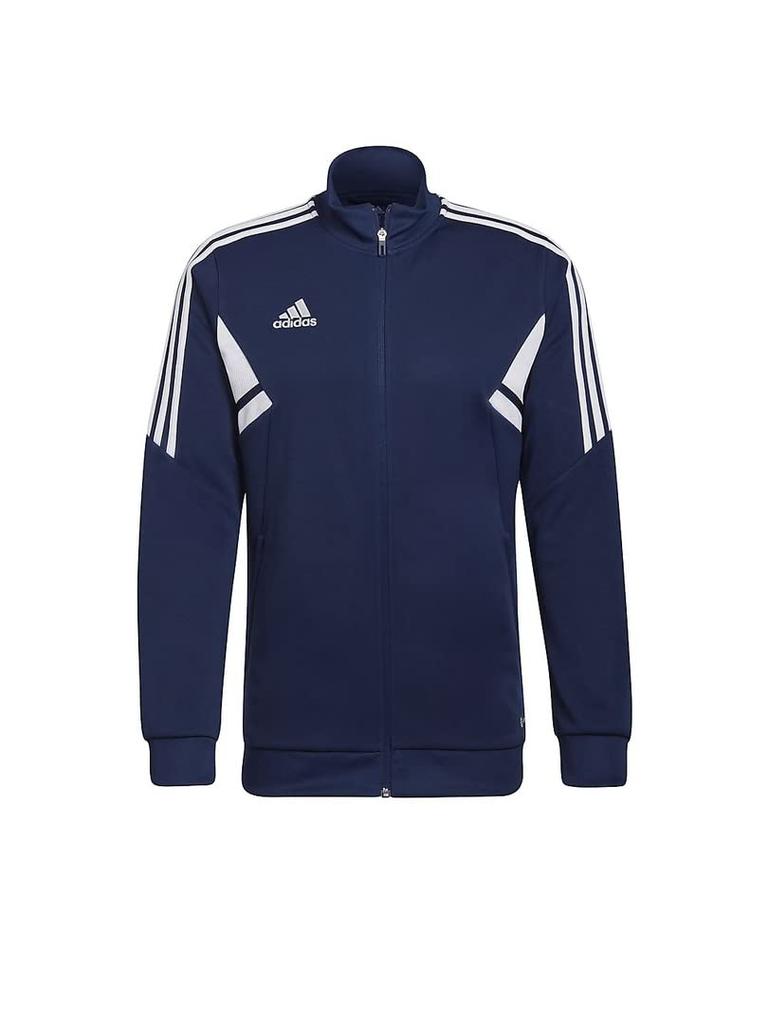 Adidas Condivo 22 Track Team Navy Soccer Jersey J2XO Men's Jacket, Blue/White (HA6249), Top, IS498,