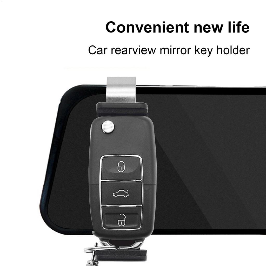1 PZ Portachiavi Garage per Telecomando Auto con Clip da Parasole Sostituzione Clip Stabile per Telecomando Cancello Garage Porta-Clip da Parasole per Telecomando