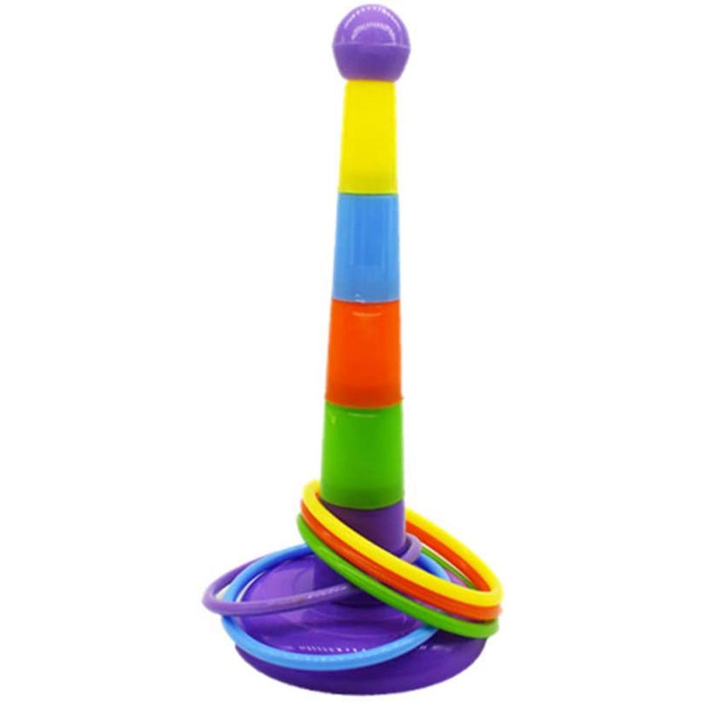 Activity Playground Development Parrots Platform Colorful Rings Bird Chew Toy Ferrule Toy