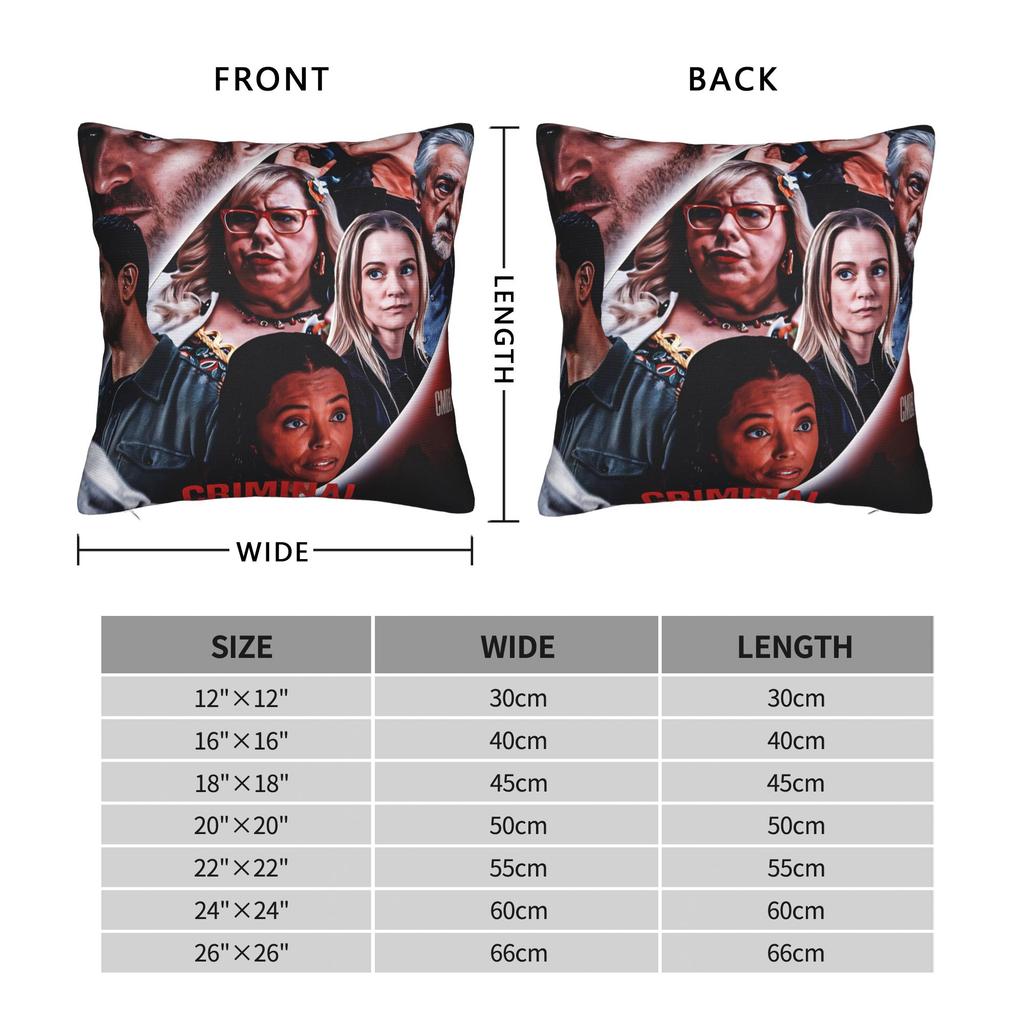 Criminal Minds Spencer Reid Pillow Case Comfy Pillow Cover For Sofa Couch Bed Living Room Morden Pillowcases