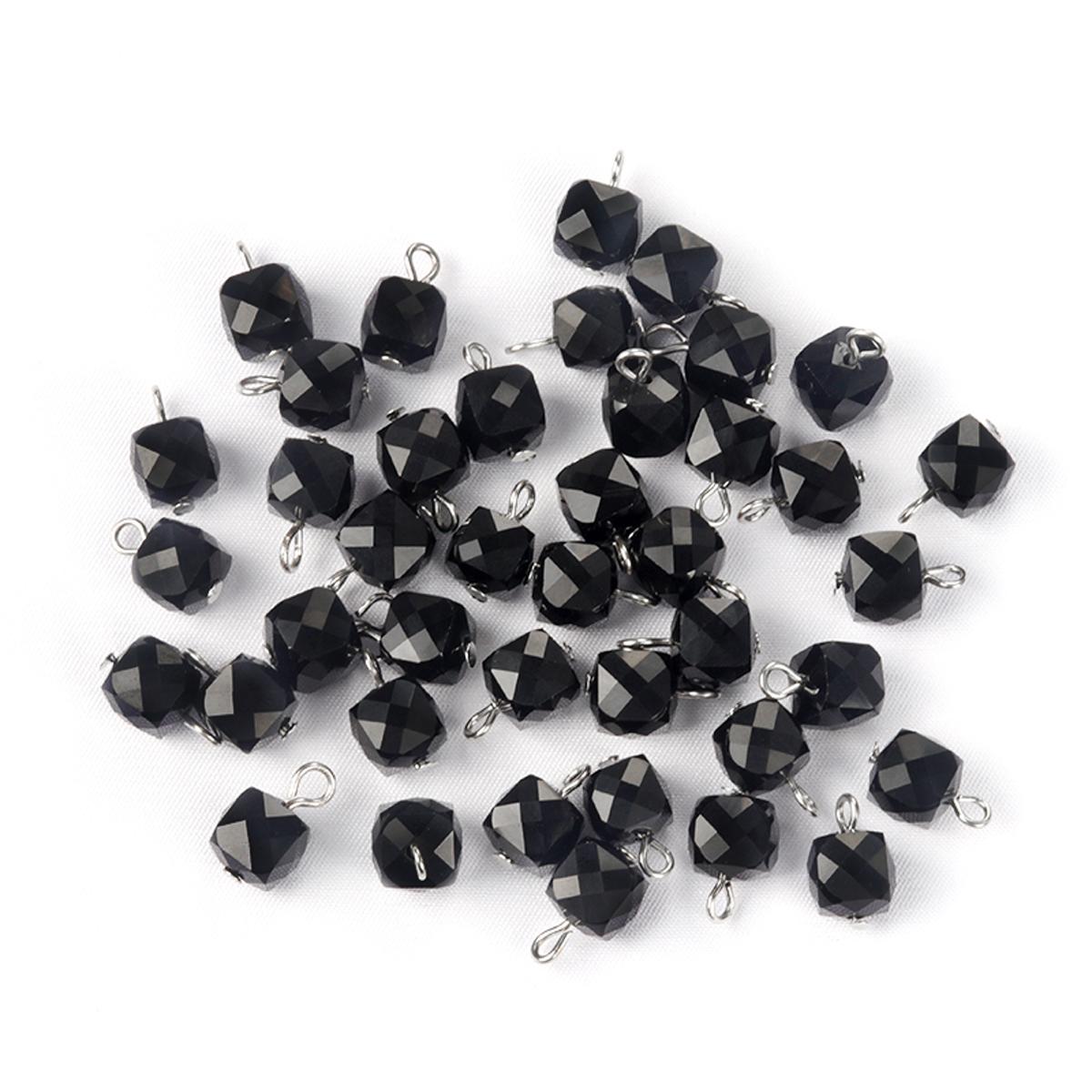 

1 шт./10 шт. Невеликий гранований кулон із натурального каменю, ручної роботи, квадратний кристал, кварц, лазурит, аметист, аквамарин, підвіски для виготовлення ювелірних виробів своїми руками 9 мм 9mm