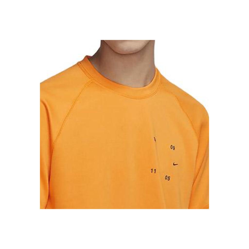 Nike Sportswear Tech Pack Casual Moisture-Wicking Crew Neck Short Sleeve T-Shirt Men Tops Orange BV4442-886
