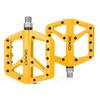 Yellow CXWXC Platform Bicycle Pedals Nylon Sealed Bearings