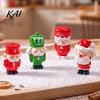 Cute Holiday Miniatures for Seasonal Decor Mini Christmas Figurines, Small Dollhouse Decorations, Micro Landscape Accessories DIY Projects Ornaments,