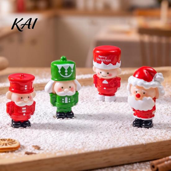 Cute Holiday Miniatures for Seasonal Decor Mini Christmas Figurines, Small Dollhouse Decorations, Micro Landscape Accessories DIY Projects Ornaments,