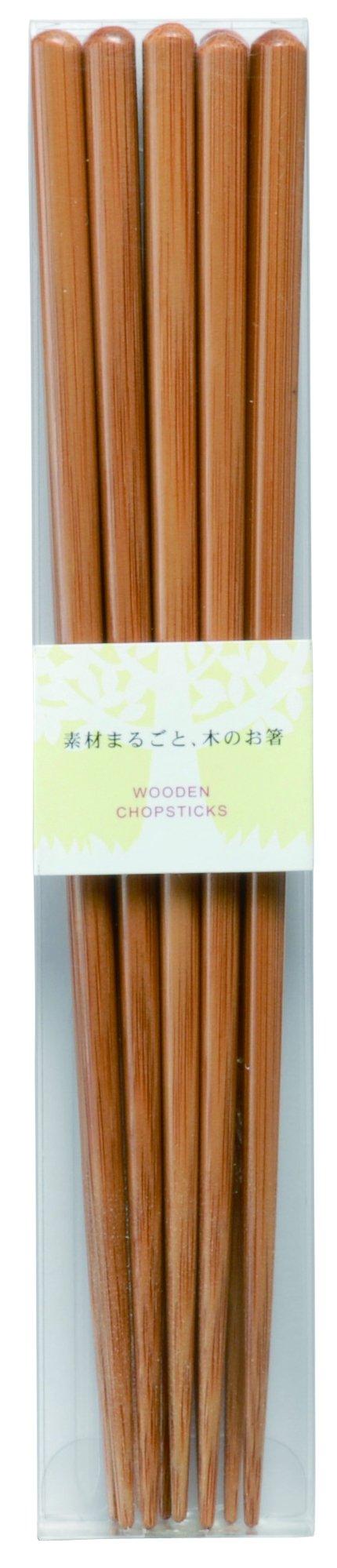 

Kawai Made in Japan Soot Bamboo Plain 5 Piece Set 23cm 026886 Chopsticks (In Case)