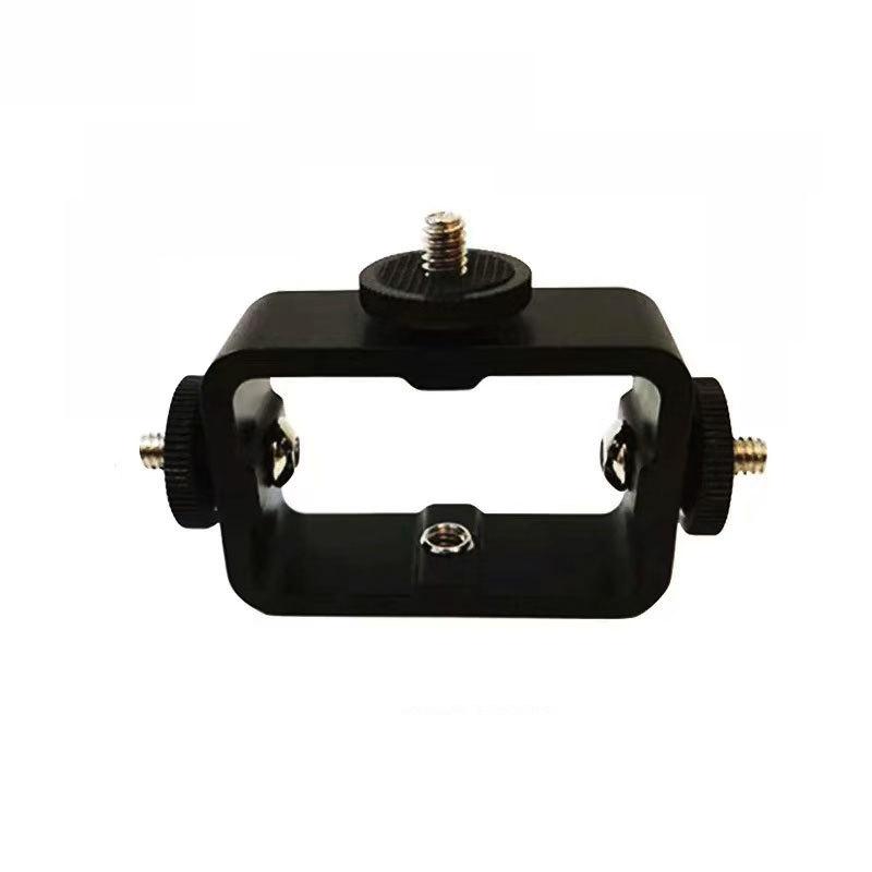 Metal Camera Phone Stand for Live Streaming with Adjustable Three-Position Bracket and 1/4 3/8 Screw Holes