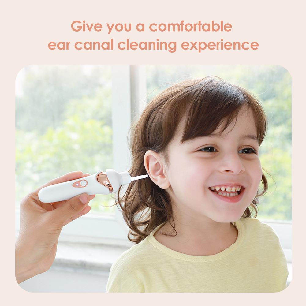 Electric Ear Pick With Light Ear Wax Suction Device for Children Elderly Ear Spoons Canal Cleaning Tools Rechargeable Earpicking