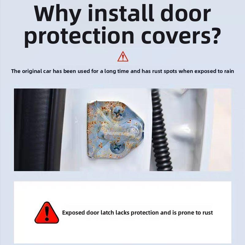 BODCA1 Anti-collision Car Door Lock Protection Cover For Chevrolet Onix Cruze Silverado Impala Equinox Malibu Tahoe Cobalt Camaro Trax