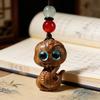 Sandalwood Twelve Zodiac Snake Keychain Pendant & Phone Charm