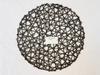 Round Paper Woven Placemats Wood Heat Resistant Rattan Brown Paper Straw for Dining Party Wedding