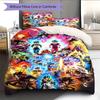 Cartoon Pattern Bedding Quilt Set Quilt Cover Pillowcase Home Decoration Birthday Gift (1 * Duvet Cover + 2 * Pillowcase, Without Core)