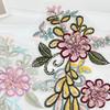 Color Three-Dimensional Flower Mesh Embroidery Cloth Sticker Bead Lace Patch Wedding Dress Cheongsam Clothes Skirt Cloth Sticker Accessories