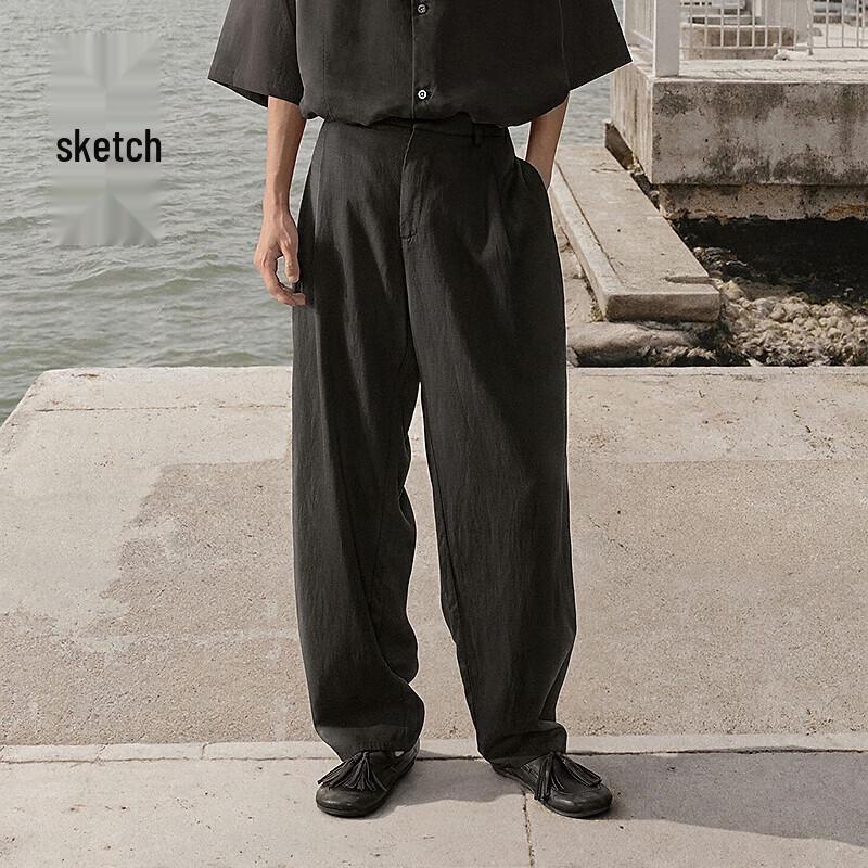 

CROQUIS Men s 2025 Summer Relaxed Straight-Leg Casual Pants XL