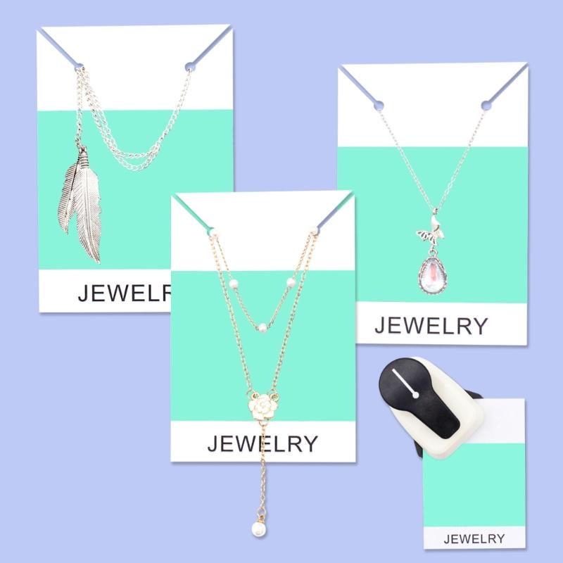 Corner Hole Punch Corner Round Paper Punch Corner Necklace Card Punch Corner Necklace Punch for Displaying Jewelry