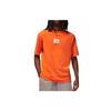 Jordan X Shelflife Logo Patch Crew Neck Short Sleeve T-Shirt Men Tops Orange DV7001-819