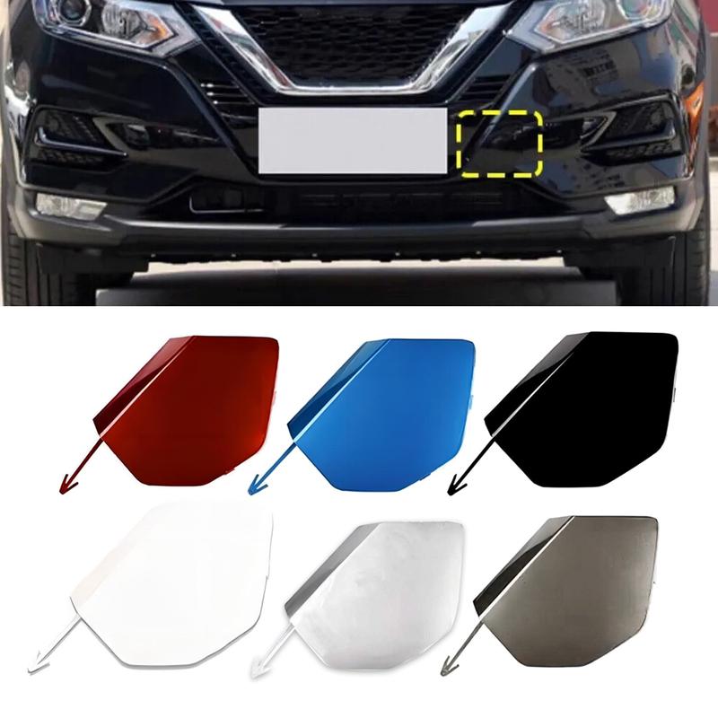 

622A0-6MR0H Front Bumper Tow Hook Cover Cap Fit For Nissan Rogue Sport - White/Black/Silver/Red/Blue/Gray Plastic белый