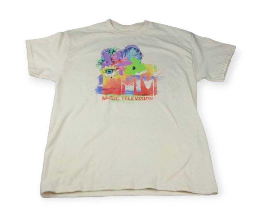

MTV Summer Beach Abstract Retro Mens T Shirt Music Television Size M Medium Unisex T-Shirt XXXL