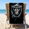 Raiders Football Legacy Bedrucktes Strandtuch, Superweiche Mikrofaser, Perfektes Geschenk Geburtstag, für Pool, Strand, Reisen, für Familie und Freunde