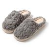 Autumn and winter new plush thermal cotton slippers women's indoor home non-slip household couple plush slippers men's winter