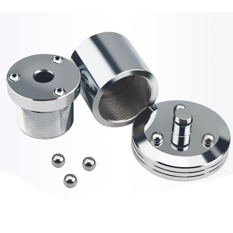 Aluminum Alloy Isolation Feet for Auditory Equipment with Slip Resistant Silicone Foot Pad and Vibration Dampening