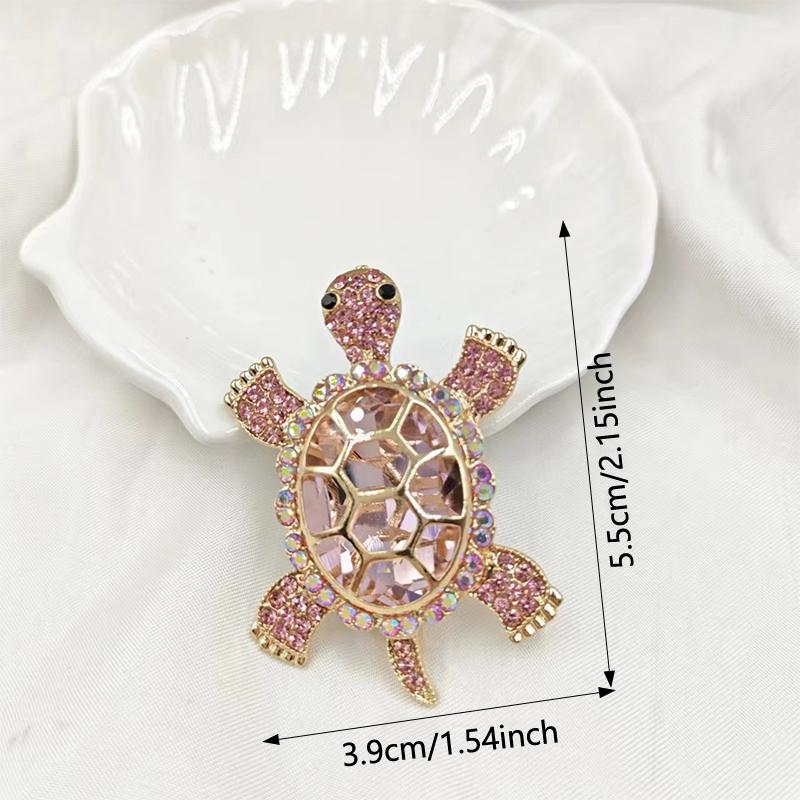 Trendy Personalisierte Schildkrötenförmige Brosche Kreative Schöne Tierbrosche Party Casual Brosche Kleidungszubehör Geschenke