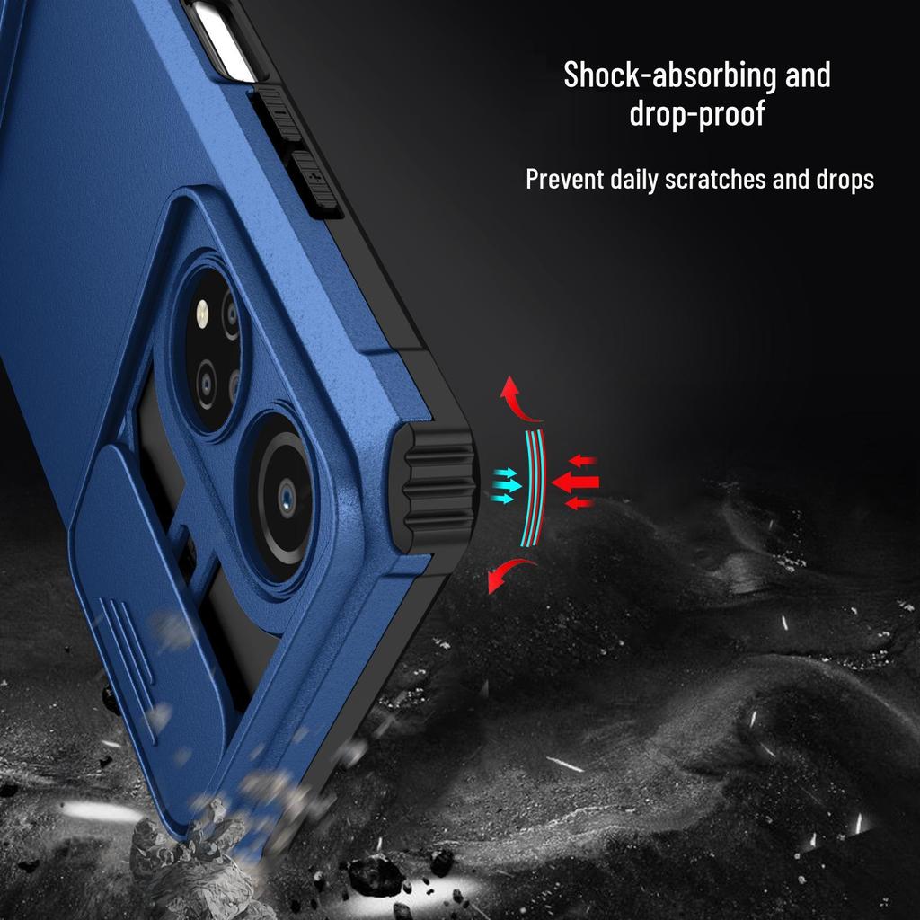 Huawei Honor X8/X9/X30i 3D Stand Push Window Protective Phone Case - Hot Sale.