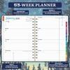 2026 Planner - Planner 2026 Weekly and Monthly from January - December, Calendar Planners with Colorful Tabs, Inner Pocket, 6.4" x 8.5"