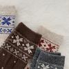 Wind Wool Socks Mid-Leg Socks Thickened And Warm Small Love Long Socks