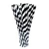 Individually Wrapped Biodegradable Striped Paper Straws