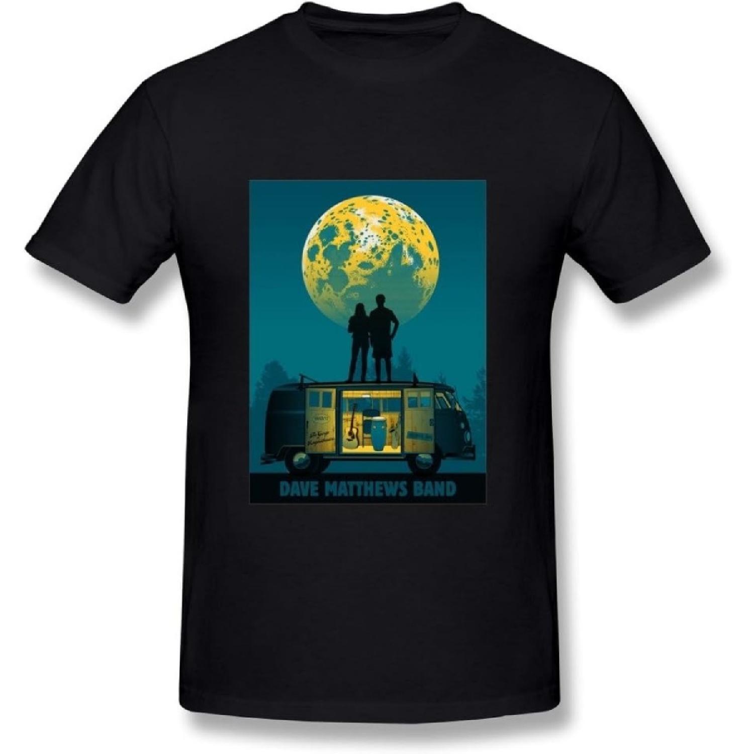 QMY Men s Dave Matthews Band T-shirts M Black XXXXXL разноцветный