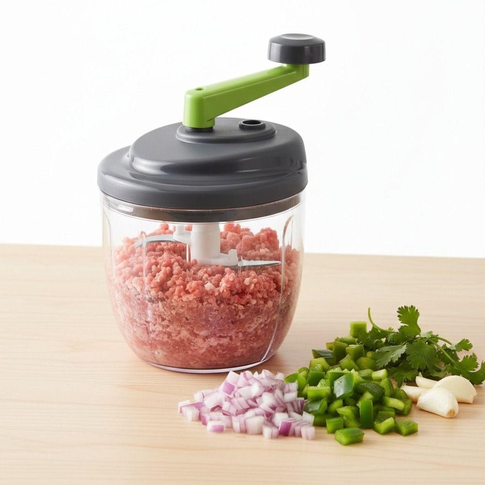 Efficient Manual Vegetable Chopper Labor-saving Garlic Crusher Household Onion Cutter Canteen