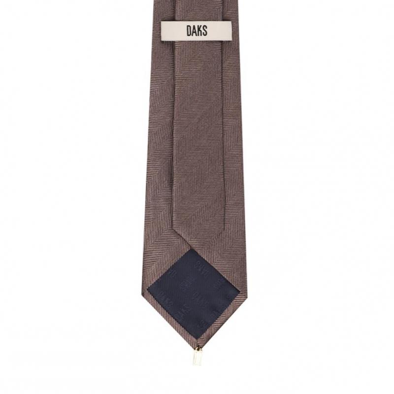 Daks 26 Ss Silk 100 Herringbone Solid Tie Dmg1acf1234i1