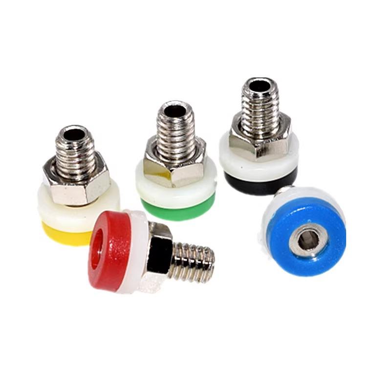 40pcs 2mm Banana Plug Socket Binding Post Nut Banana Plug Jack Electrical Connector Terminal Test Hole DIY Parts