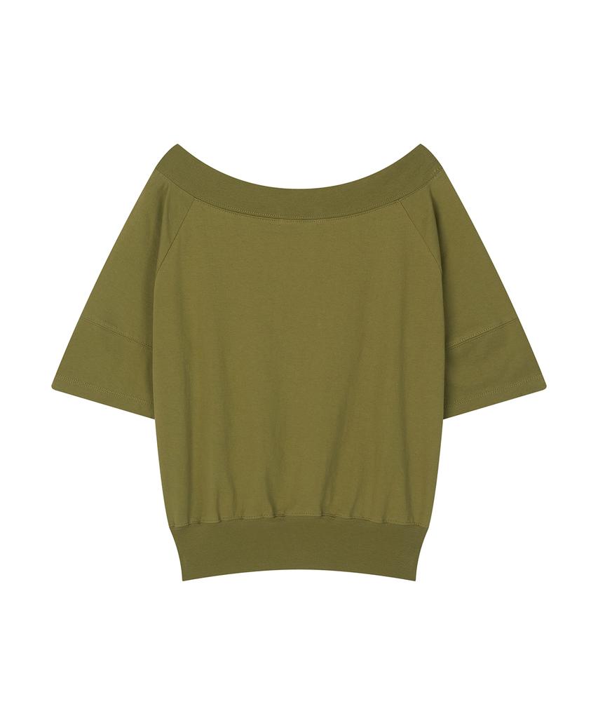 Saendeulig Multi-Neck Tee_Olive