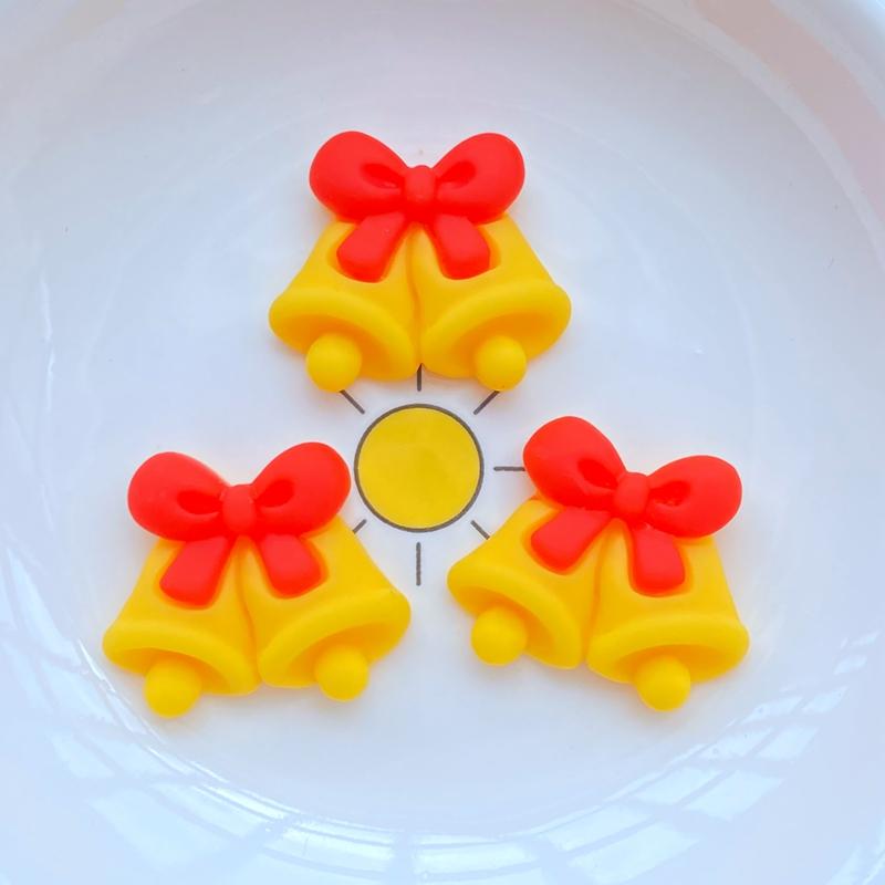 10 Stück Neue Niedliche Mini-Weihnachtsserie Flache Rückseite Harz-Cabochons Scrapbooking DIY Schmuck Handwerk Dekoration Zubehör