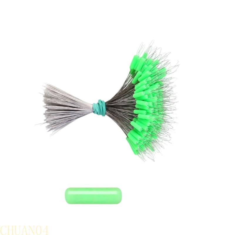 A1A2 300Pcs Silicone Fishing Oval/Cylinder Float Stop Stoppers Fishing Float Fishing Bobbers Fishing Tackle Accessories
