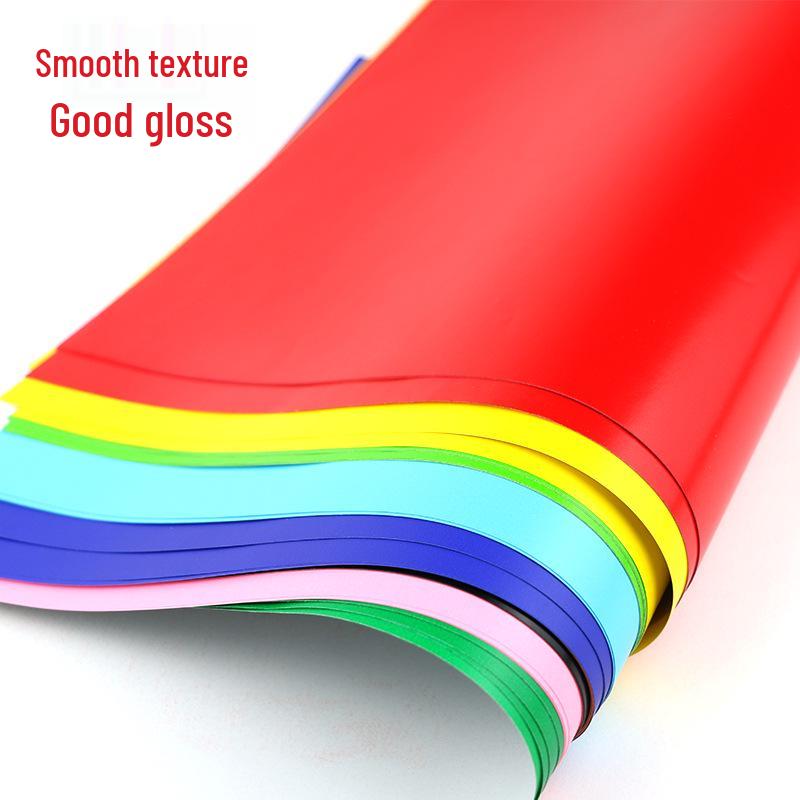 Red Wax Paper for Crafts: A4/A3 Red Sheets, Single/Double-Sided, Perfect for Origami, Window Decorations, and Kids' Projects.