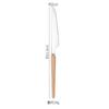 Wooden handle stainless steel knife and fork spoon Western food steak knife 304 stainless steel tableware spoon Fruit dessert fork