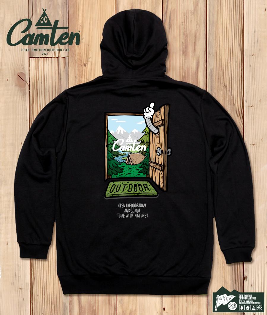 Doldol Camten-Hoody-12 Эстетичный Бренд для Кемпинга Camten Худи с Графикой Персонажа Худи Black/M