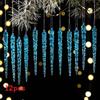 Christmas Broken Acrylic Ice Pendant Decorations Set For Holiday Decor Home