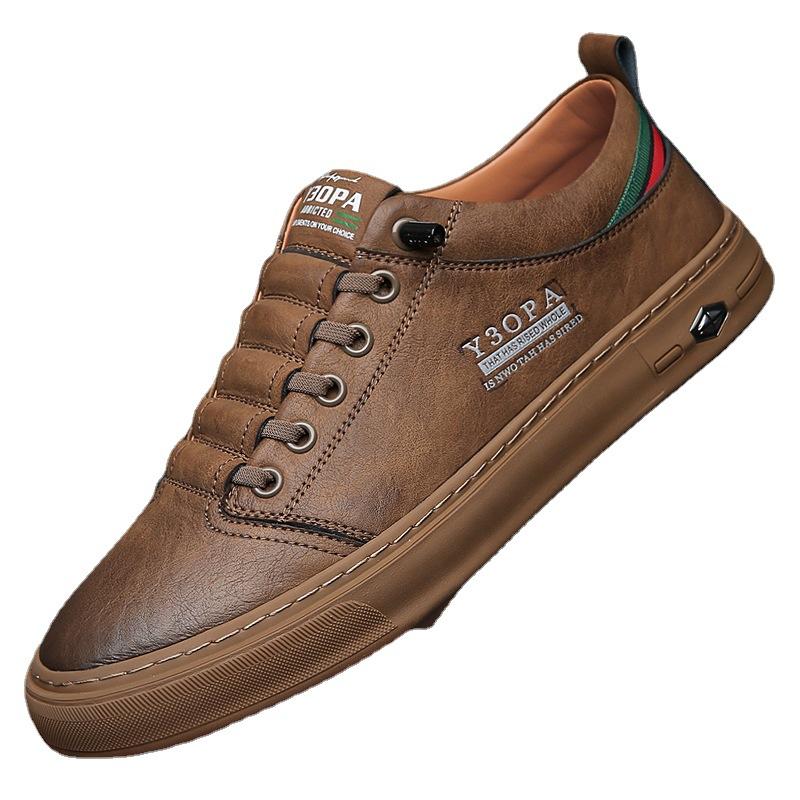 Mode 2024 Sommer Neuer Trend Vielseitige Freizeitschuhe Herren Sport Kleine Weiße Flache Schuhe